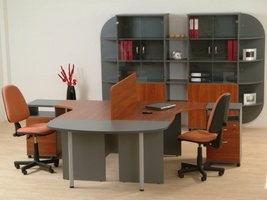 Серия офисной мебели "Кредо": вариант сочетания цветов